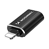 Wozinsky WALA-01 Lightning - USB-A OTG adapter - fekete