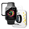 Wozinsky Watch Glass Hybrid Glass for Apple Watch 3 38mm / Watch 2 38mm / Watch 1 38mm Black