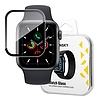 Wozinsky Watch Glass Hybrid Glass for Apple Watch 6 44mm / Watch 5 44mm / Watch 4 44mm / Watch SE 44mm Black