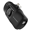 Wozinsky WF16-YLS 5000mAh 15W Lightning Mini Power Bank beépített USB-C kábellel és Apple Watch töltővel - fekete