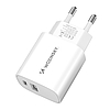 Wozinsky WGWCW USB-A USB-C 20W fali töltő - fehér