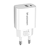 Wozinsky WGWCW USB-A USB-C 20W fali töltő - fehér