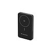 Wozinsky WLWP-10KA0Y3S 22.5W PD Qi2 10000 mAh külső akkumulátor, állvánnyal, 1x USB-A, 1x USB-C - fekete