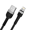 Wozinsky WNBAL1 USB-A / Lightning 2.4A kábel 1 m - fekete