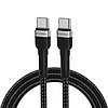 Wozinsky WNBCC2 USB-C / USB-C PD 65W kábel 2 m - fekete