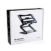 Wozinsky WRS-CPY75DSB alumínium laptoptartó + Ajándék! okostelefon-tartó - fekete
