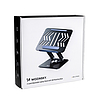 Wozinsky WRS-CPY84SB laptoptartó 360 fokos alumínium + Ajándék! okostelefon-tartó - fekete