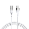 Wozinsky WSTCC2 USB-C / USB-C PD 65W kábel 2 m - fehér