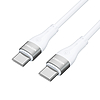 Wozinsky WSTCC2 USB-C / USB-C PD 65W kábel 2 m - fehér