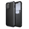 X-Doria Raptic Lux - alumínium tok iPhone 12 Pro Max készülékhez ejtésteszt 3 m fekete szénszálas (490245)