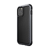 X-Doria Raptic Lux - alumínium tok iPhone 12 Pro Max készülékhez ejtésteszt 3 m fekete szénszálas (490245)