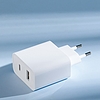 Xiaomi Travel Charger Combo gyorstöltő USB-A / USB-C 33W PD fehér (BHR4996GL)