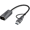 YTC 013 USB C to Ethernet RJ-45 YENKEE