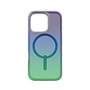 ZAGG Milan Snap tok MagSafe-el iPhone 16 Pro készülékhez - zöld/lila