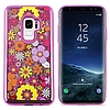 Zizo Liquid Glitter Star tok Samsung Galaxy S9-hez multiflowers (1GLST2-SAMGS9-MTFL)