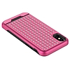 Zizo Star Diamond hibrid borító iPhone X-hez rózsaszín/fekete (DLST-IPHX-PKBK)