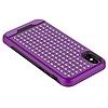 Zizo Star Diamond hibrid burkolat iPhone X-hez lila/fekete (DLST-IPHX-PUBK)