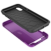 Zizo Star Diamond hibrid burkolat iPhone X-hez lila/fekete (DLST-IPHX-PUBK)